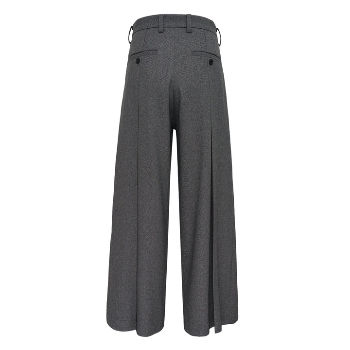 Wool Like Tweed Pants