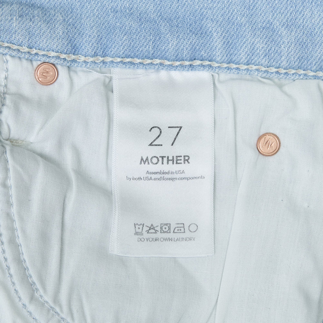 The Mid Rise Dazzler Crop Fray Jeans
