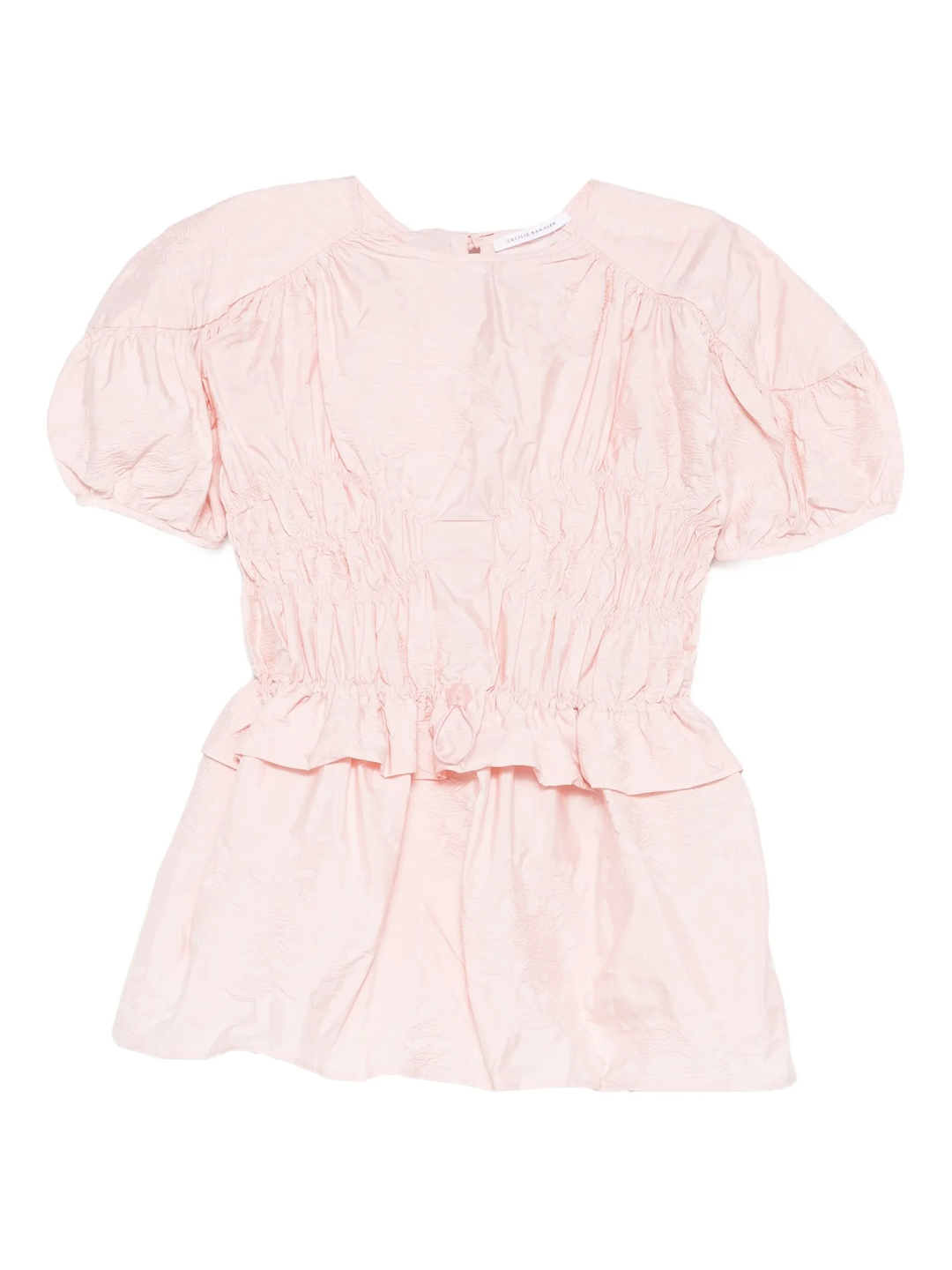 Short Sleeve Peplum Top
