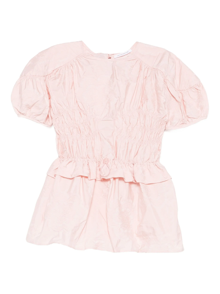 Short Sleeve Peplum Top