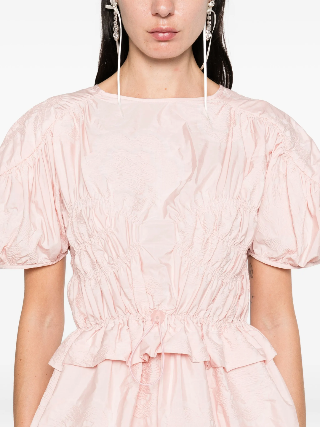 Short Sleeve Peplum Top