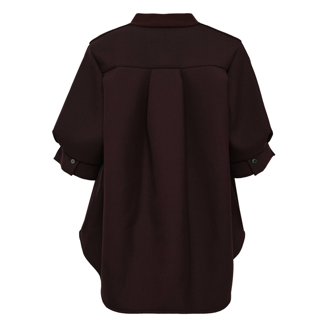 スーツミックスニットカーディガン