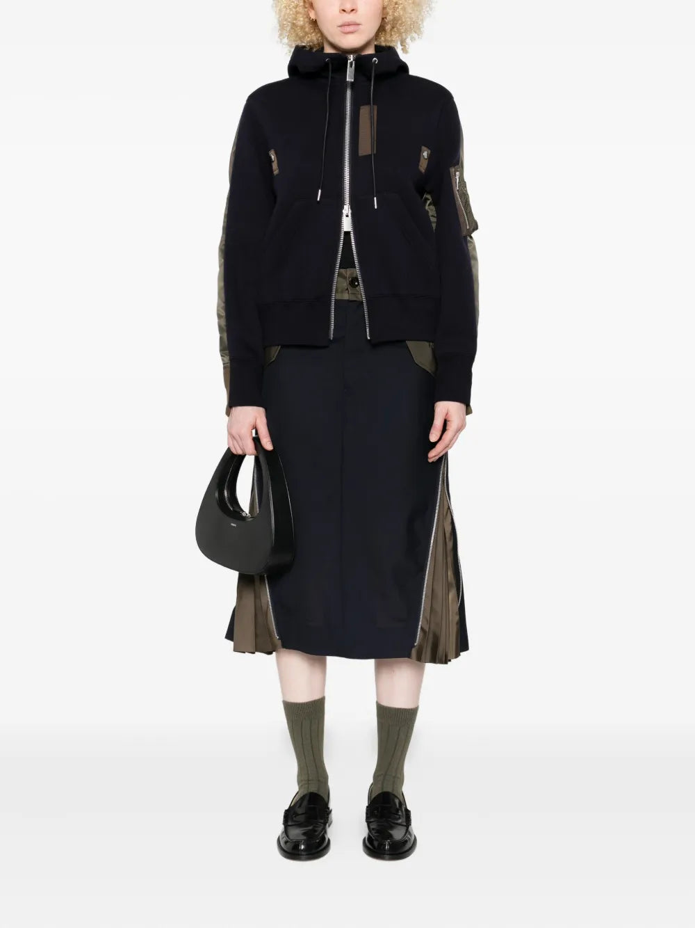 sacai Suiting Mix Skirt - view 2