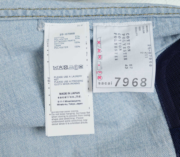 Denim x Knit Cardigan