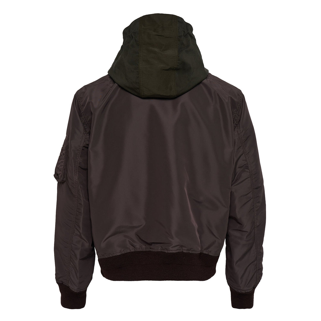 Nylon Twill x Grosgrain Blouson