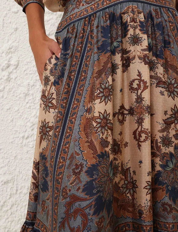 Ascension Tiered Midi Skirt