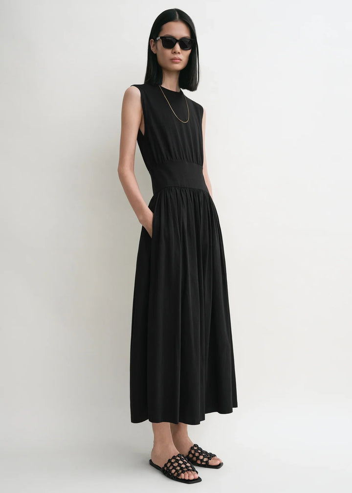 Sleeveless Cotton Tee Dress