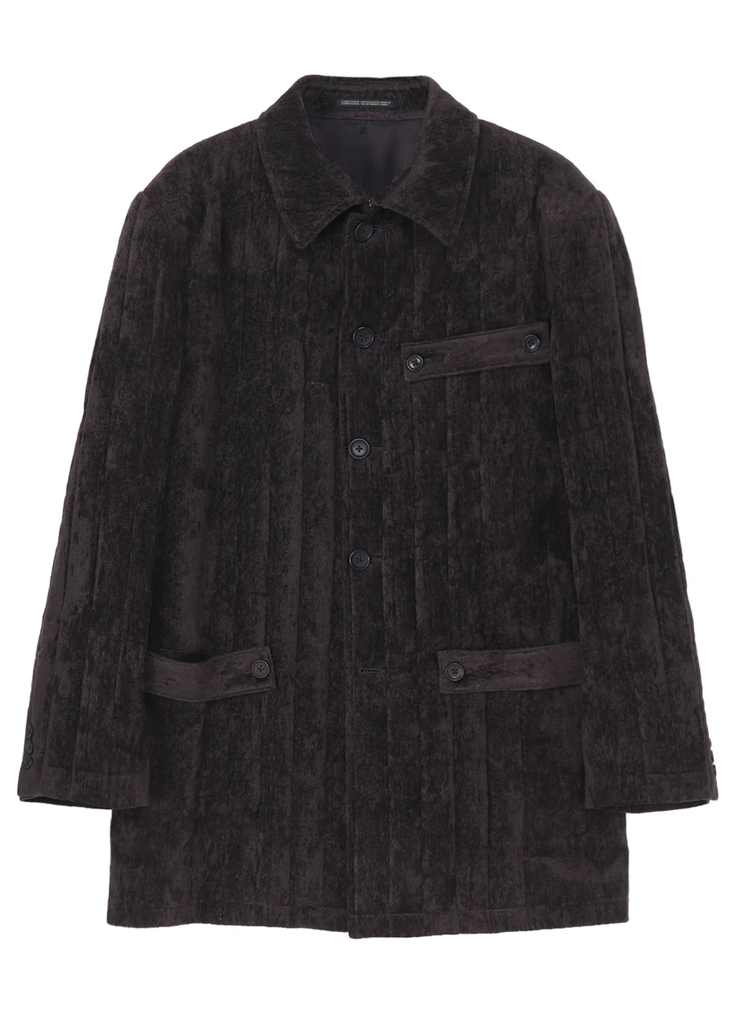 Tab Detail Paded Jacket