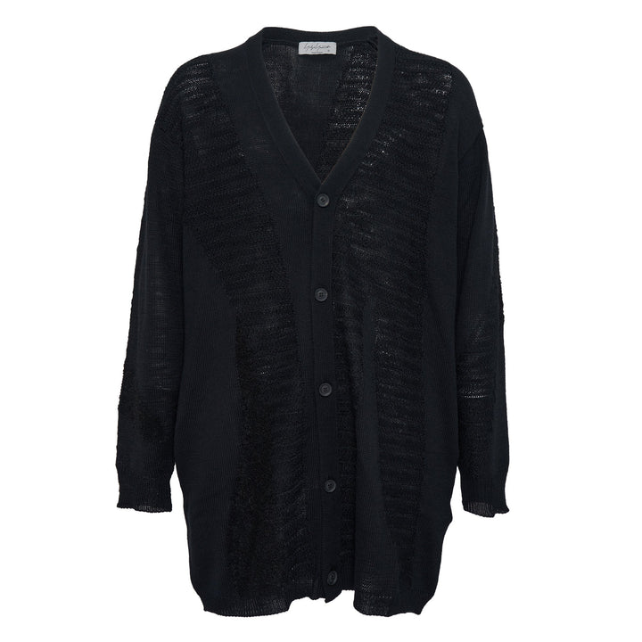 Combination V Neck Cardigan
