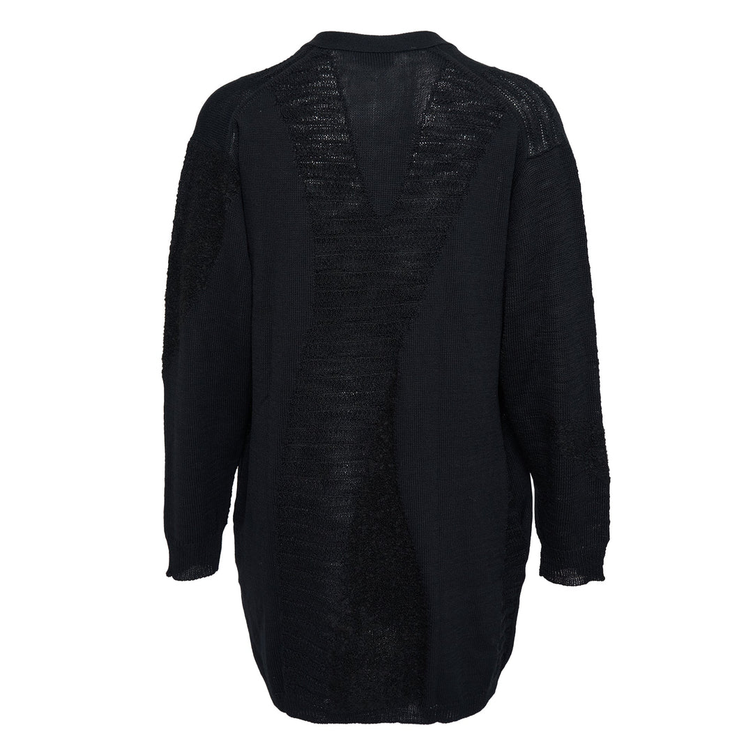 Combination V Neck Cardigan