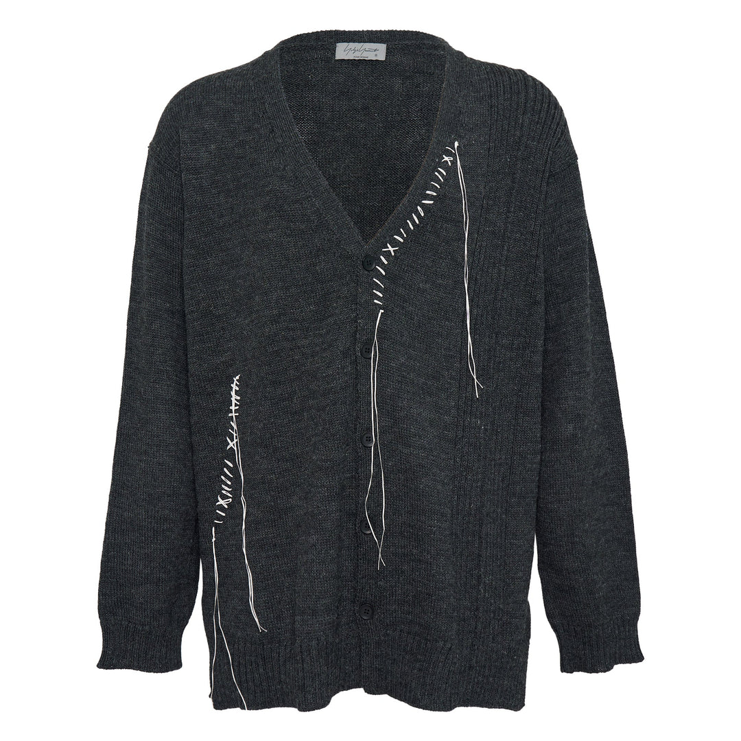 Embroidery V Neck Cardigan