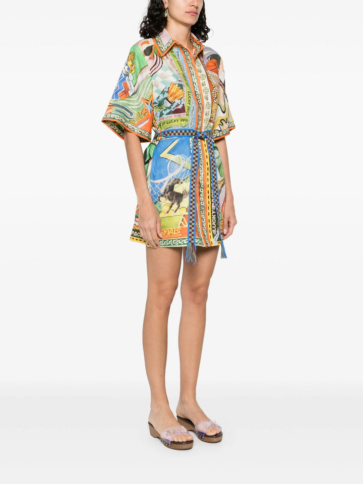 ラッキーペースミニドレス