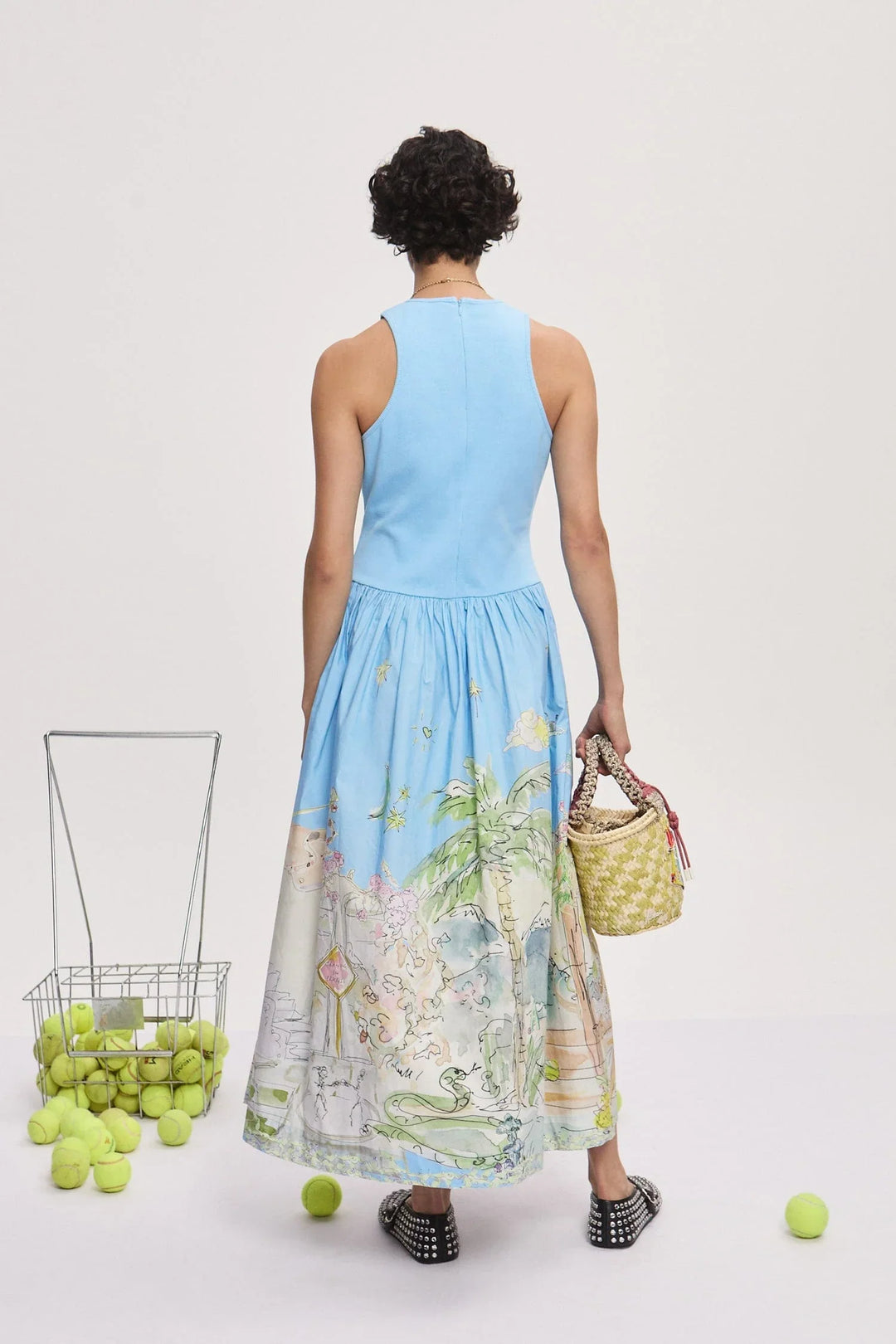 アヌークタンクミディドレス