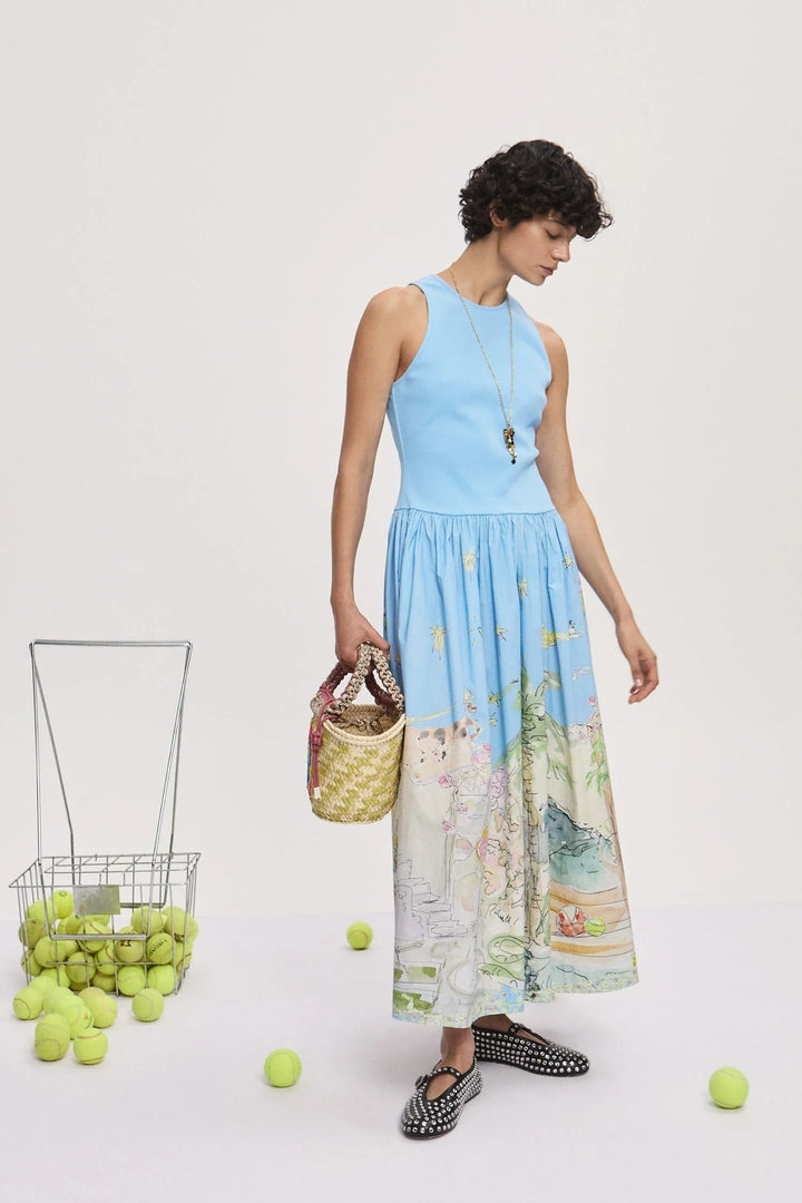 アヌークタンクミディドレス