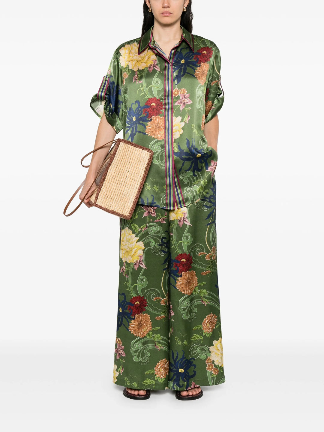 Averyシルクパンツ