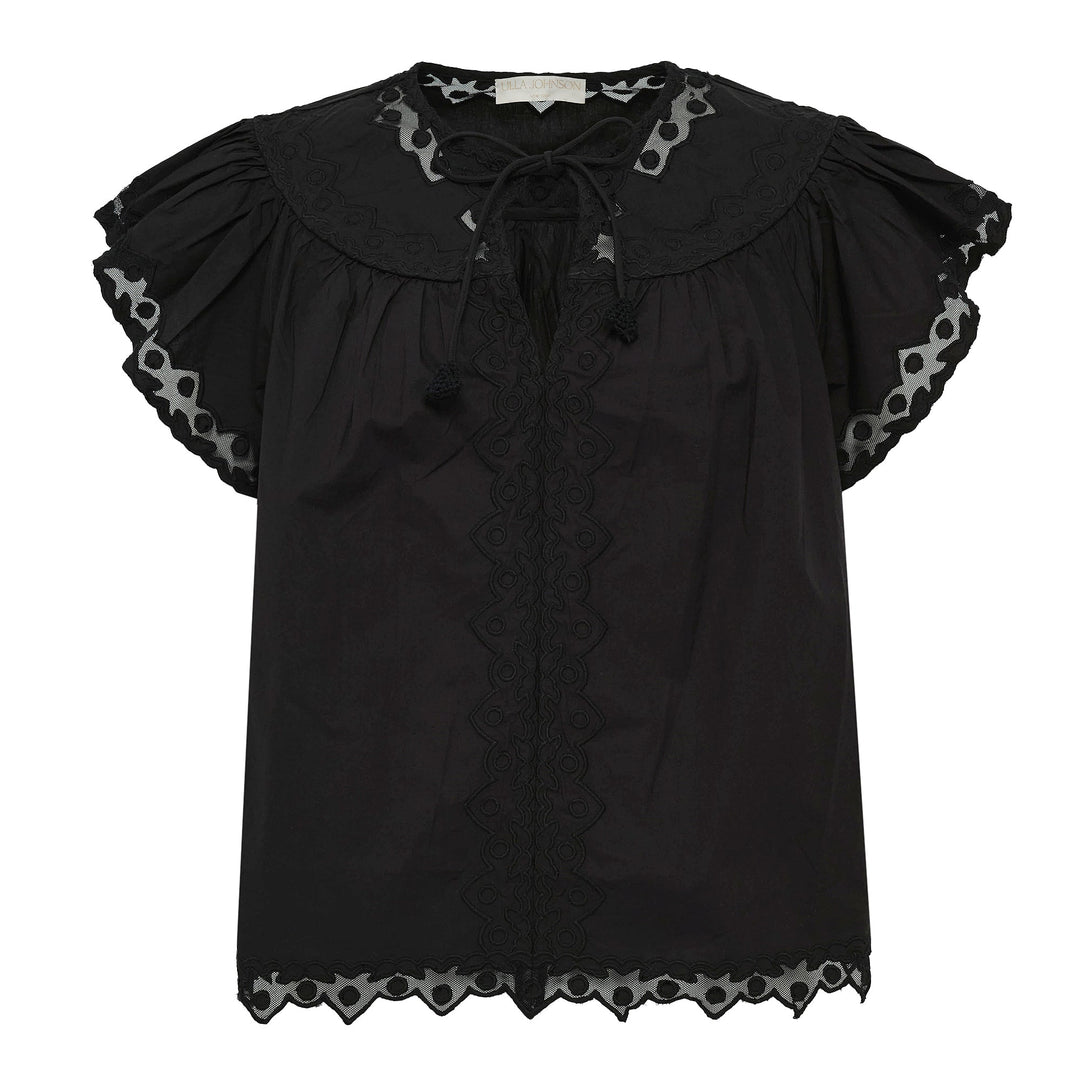 Effie Flutter Sleeve Top