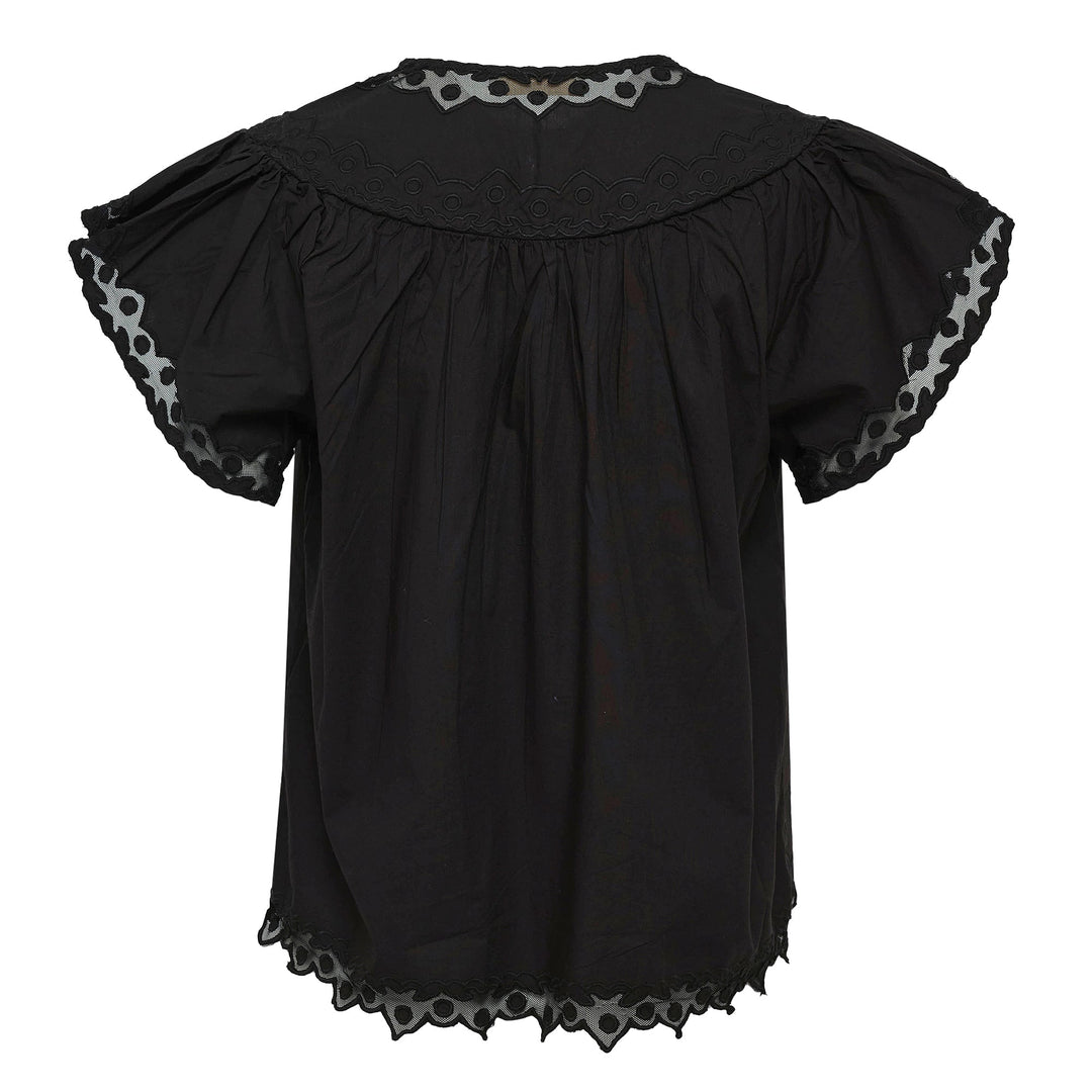 Effie Flutter Sleeve Top