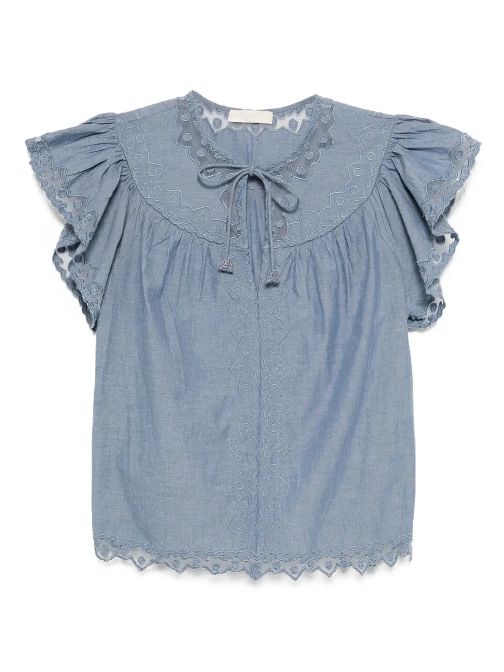 Effie Flutter Sleeve Top