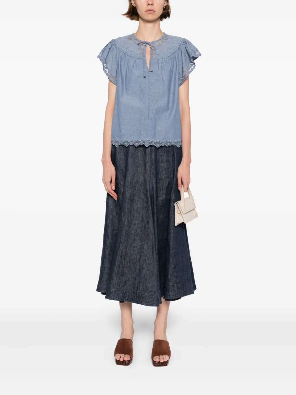Effie Flutter Sleeve Top