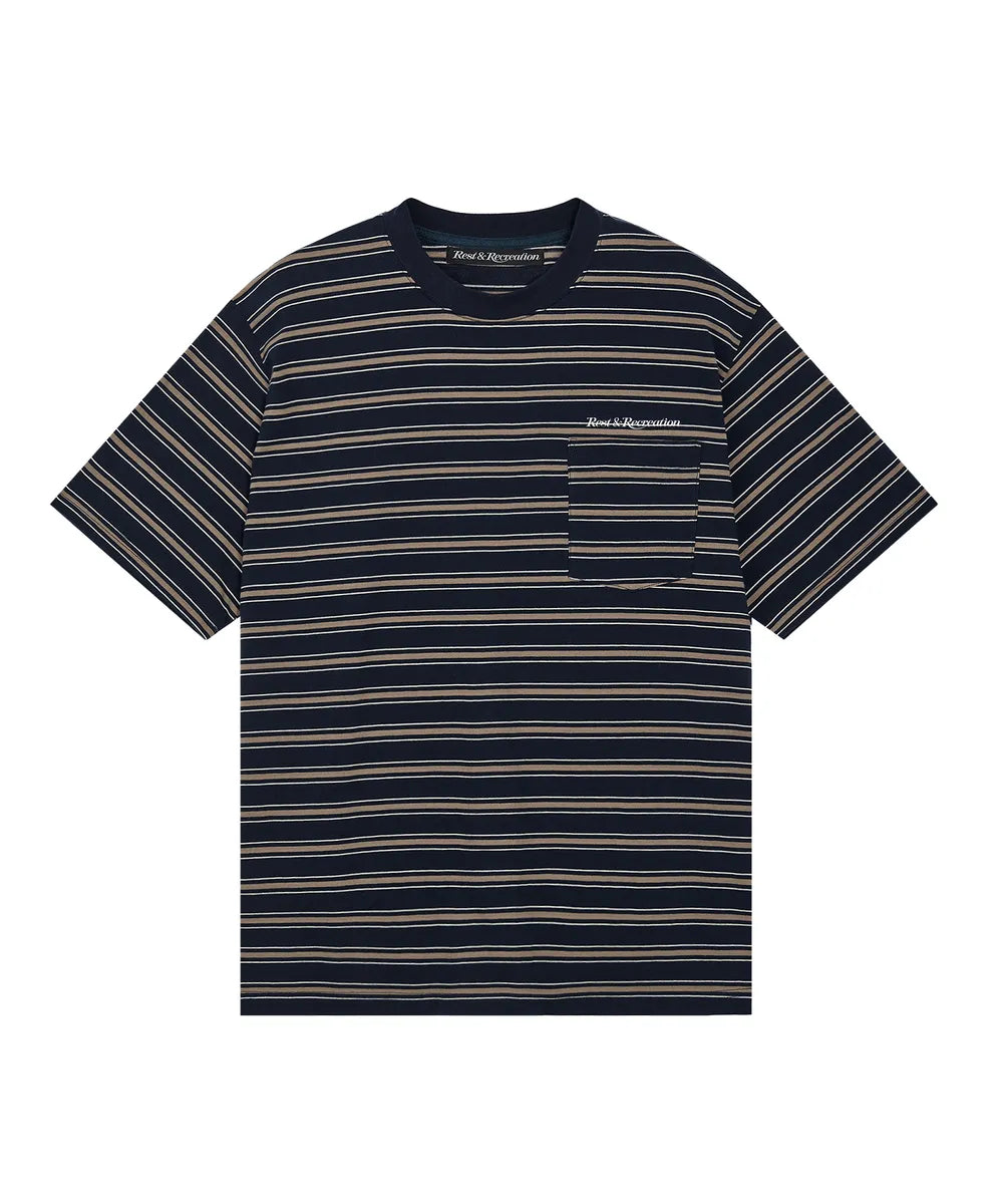 Stripe Pocket T-Shirt