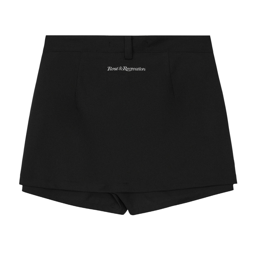 Low Rise Button Skort