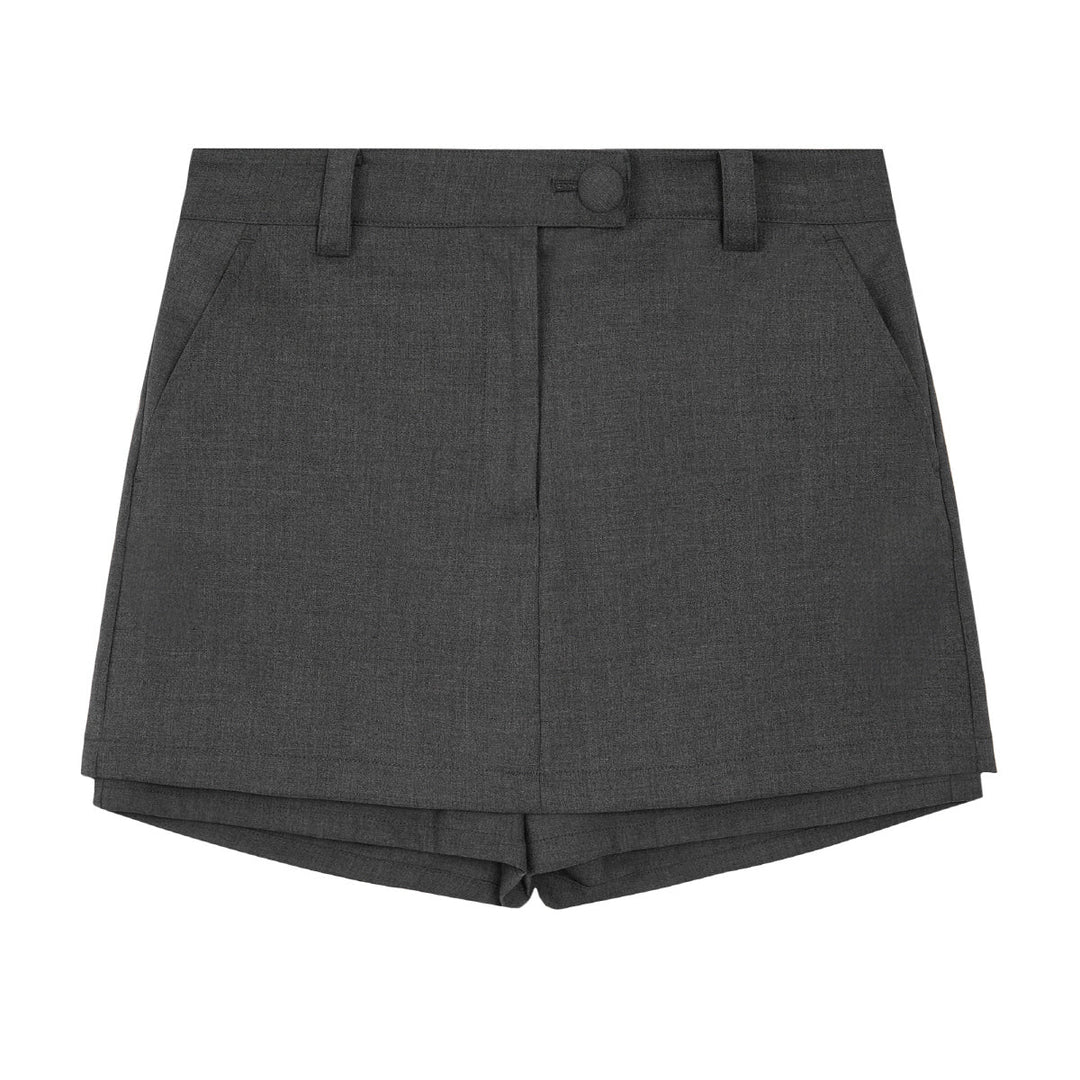 Low Rise Button Skort