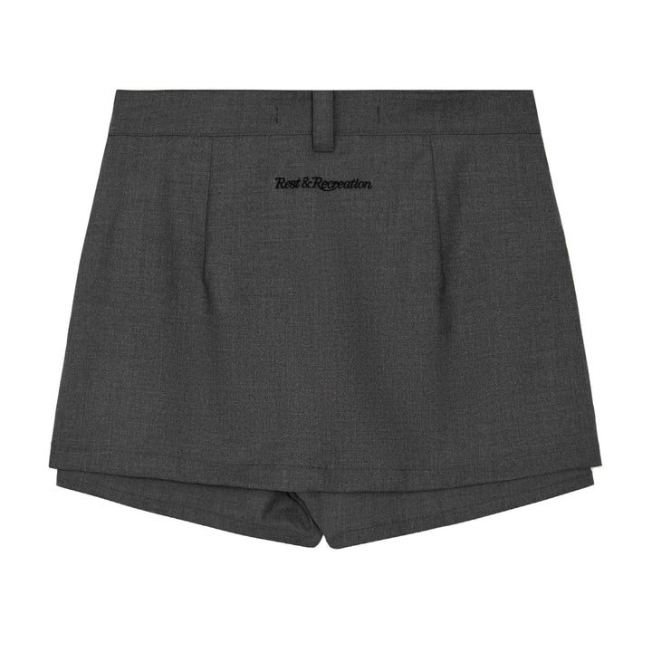 Low Rise Button Skort