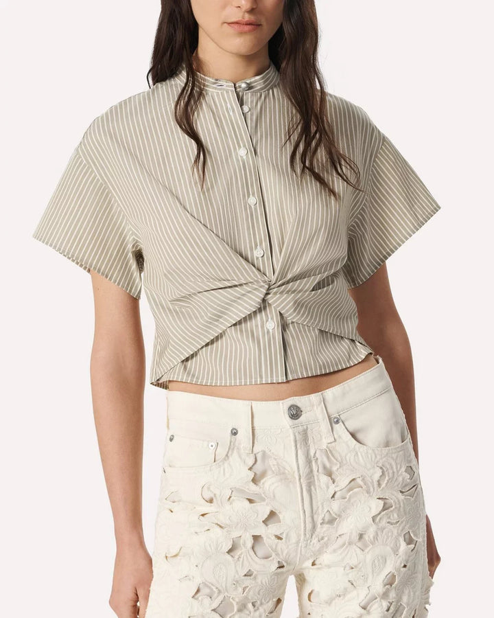 Gretchen Stripe Poplin Shirt