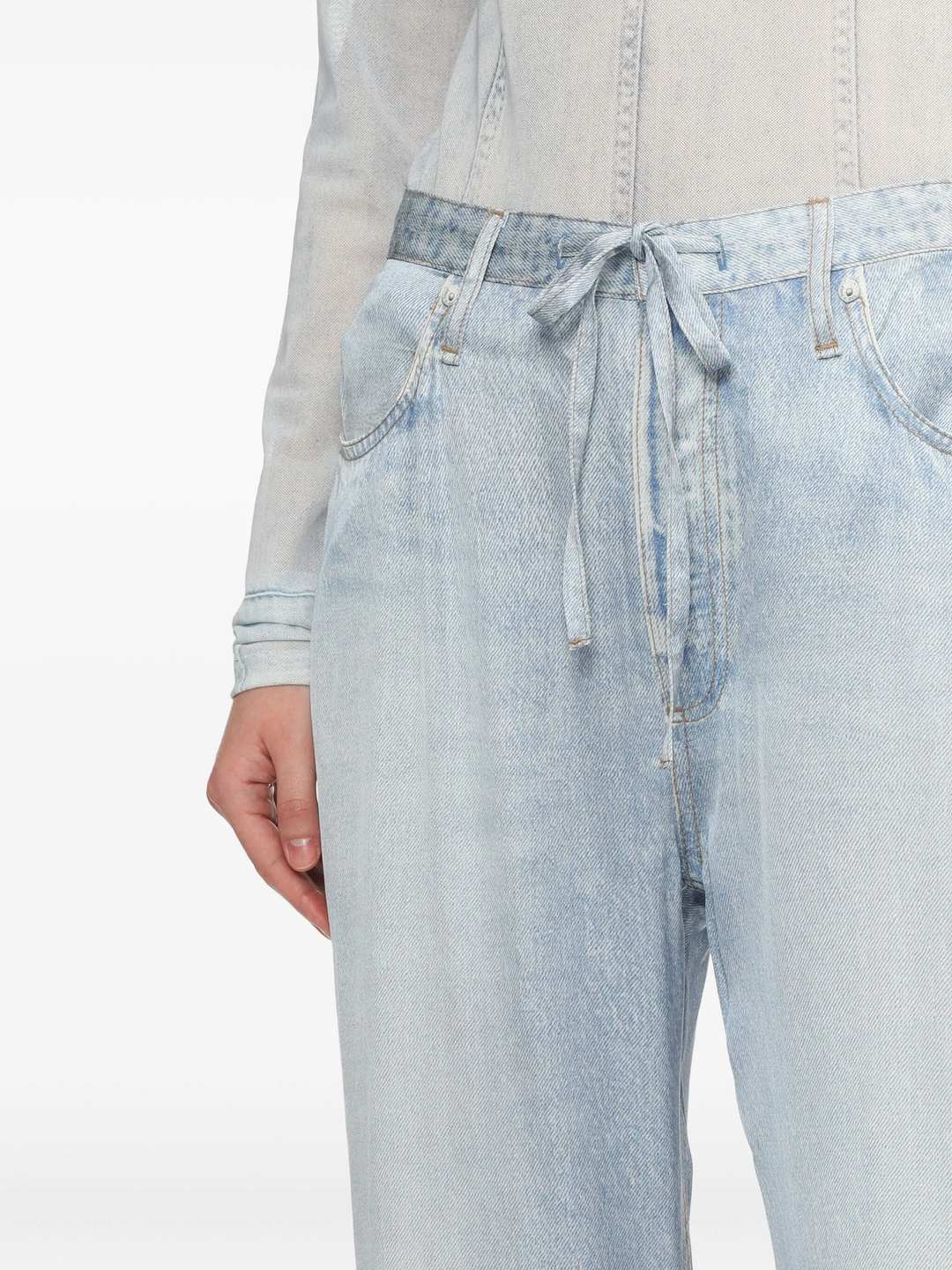 Miramar Satin Phoebe Drawsting Jeans