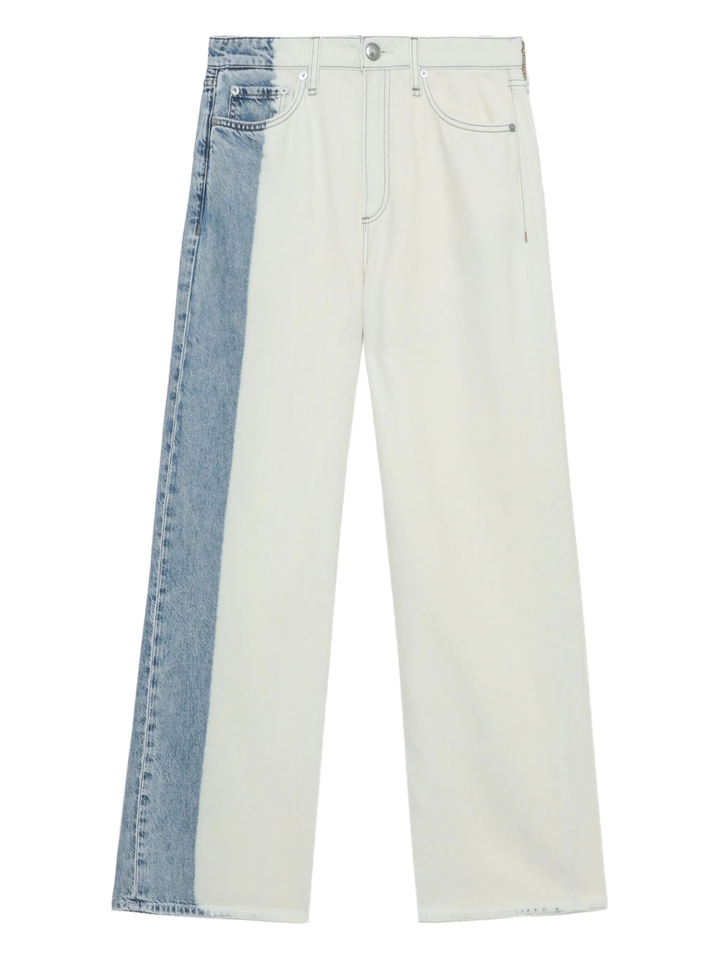 Featherweight Logan Mid-Rise Wide Leg Jeans