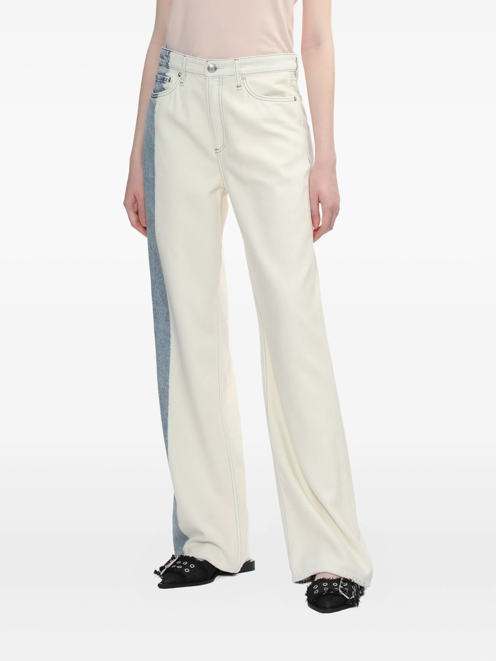 Featherweight Logan Mid-Rise Wide Leg Jeans