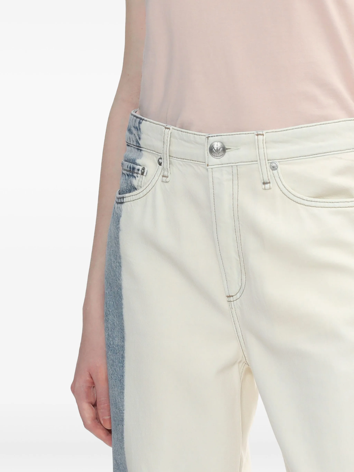 Featherweight Logan Mid-Rise Wide Leg Jeans