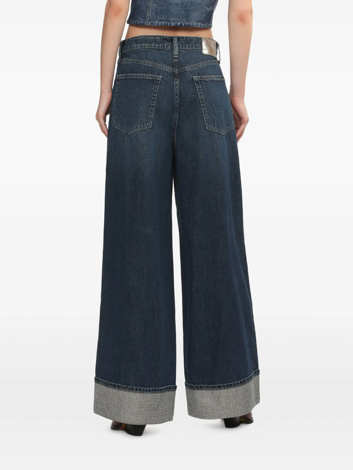 Sofie High-Rise Ankle Wide Leg Jeans