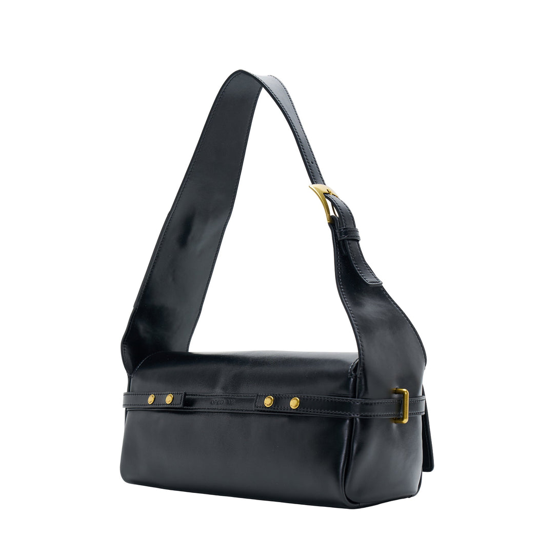 Leather Belting Duffle Bag