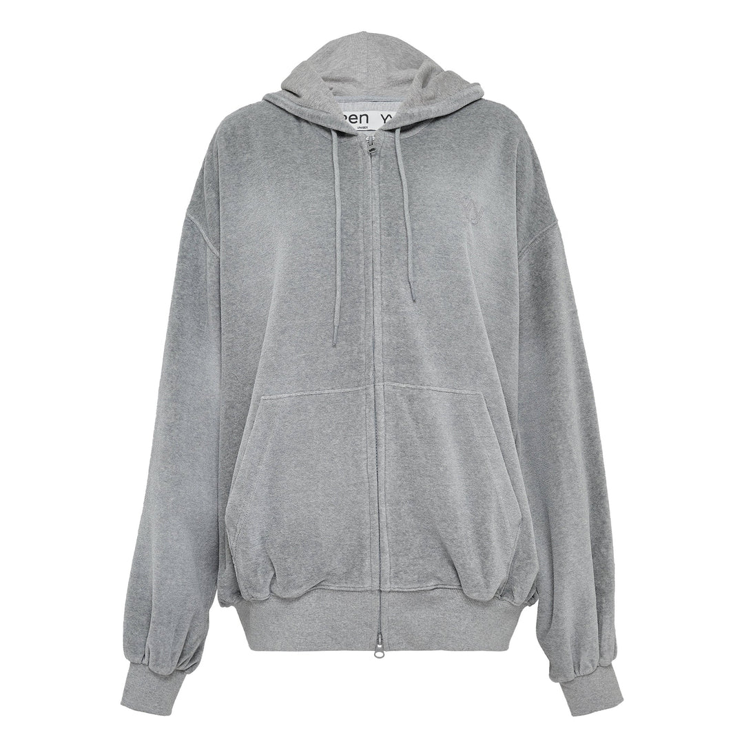 Velour Box Hoodie