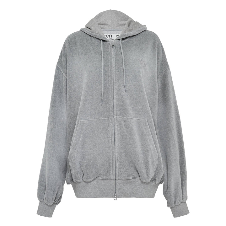 Velour Box Hoodie