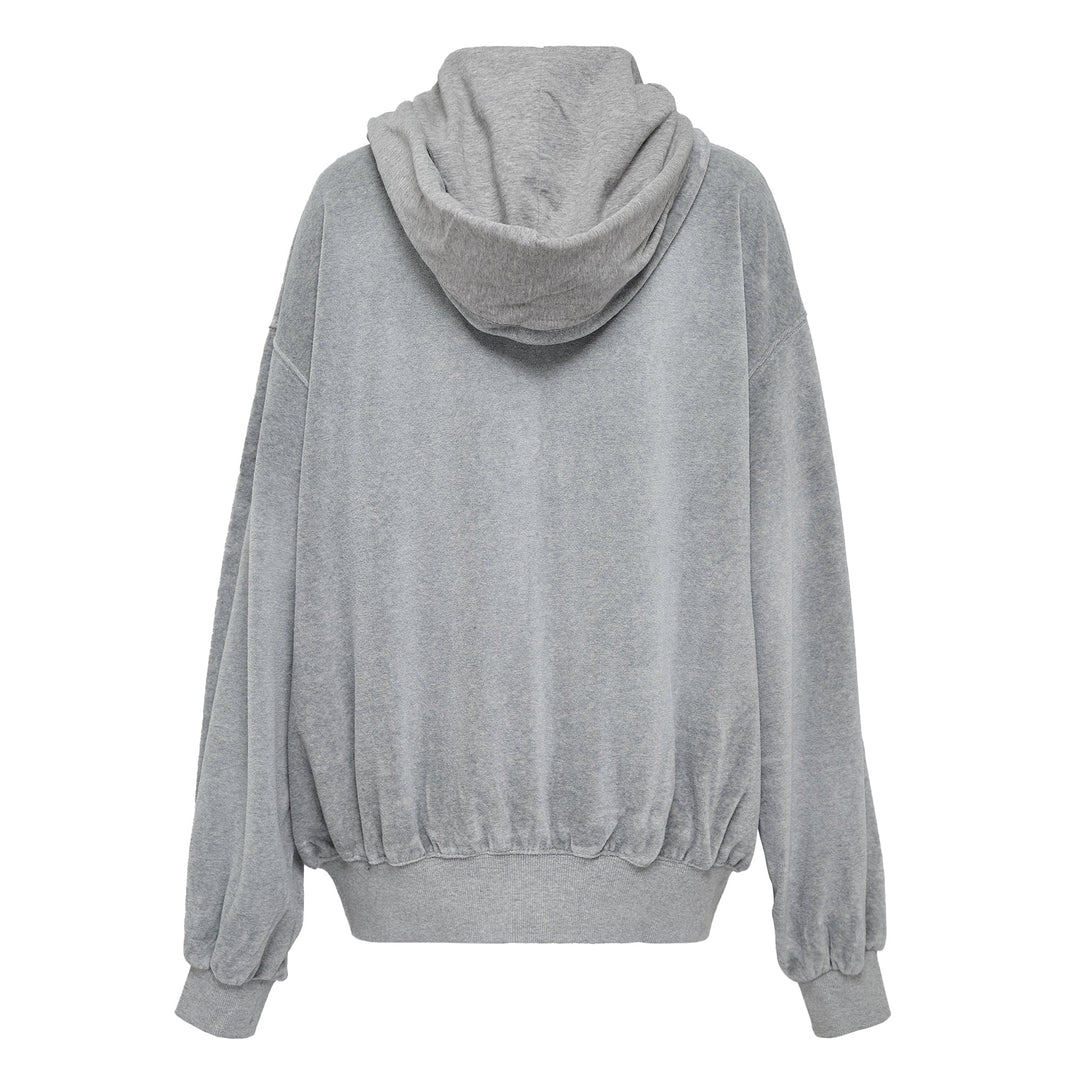 Velour Box Hoodie
