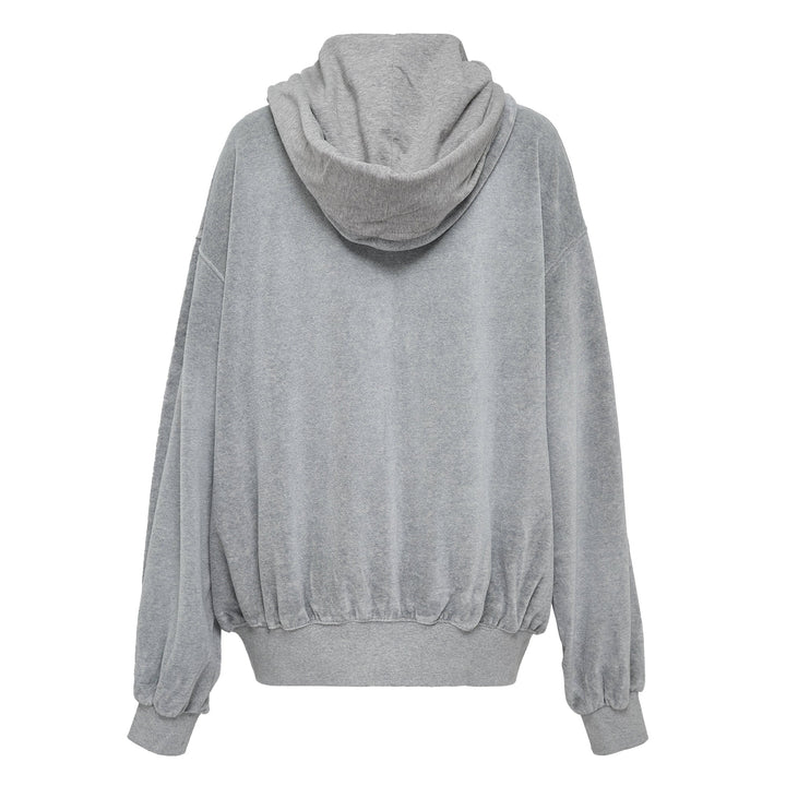 Velour Box Hoodie
