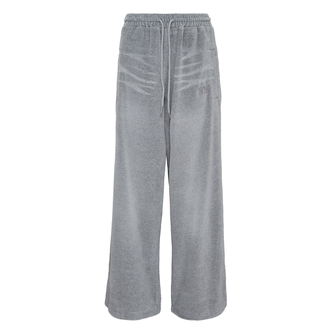 Velour Wide Sweatpants