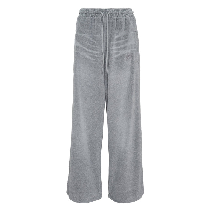 Velour Wide Sweatpants
