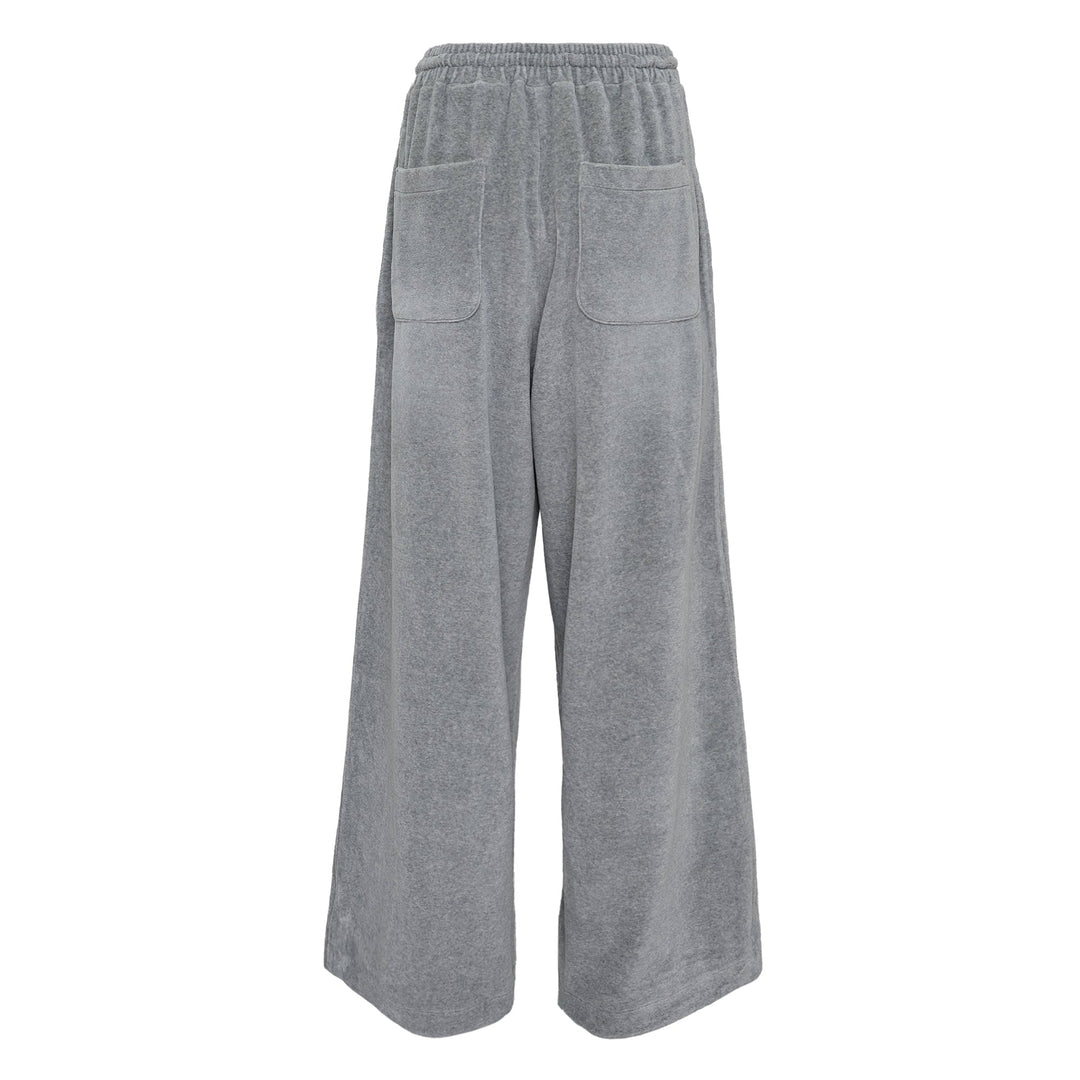 Velour Wide Sweatpants