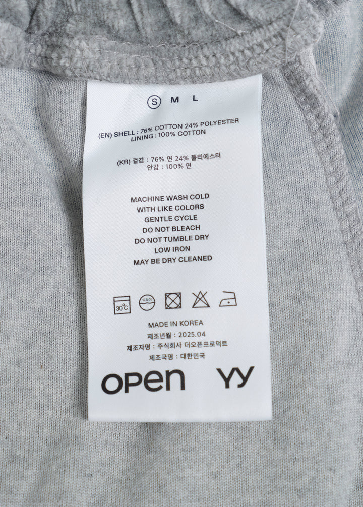 Velour Wide Sweatpants