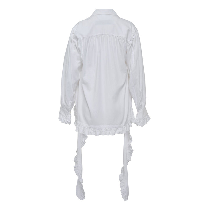 Ruffle Trim Blouse