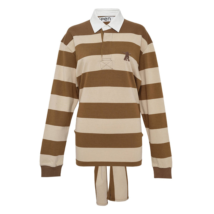 Stripe Trim Rugby Shirt