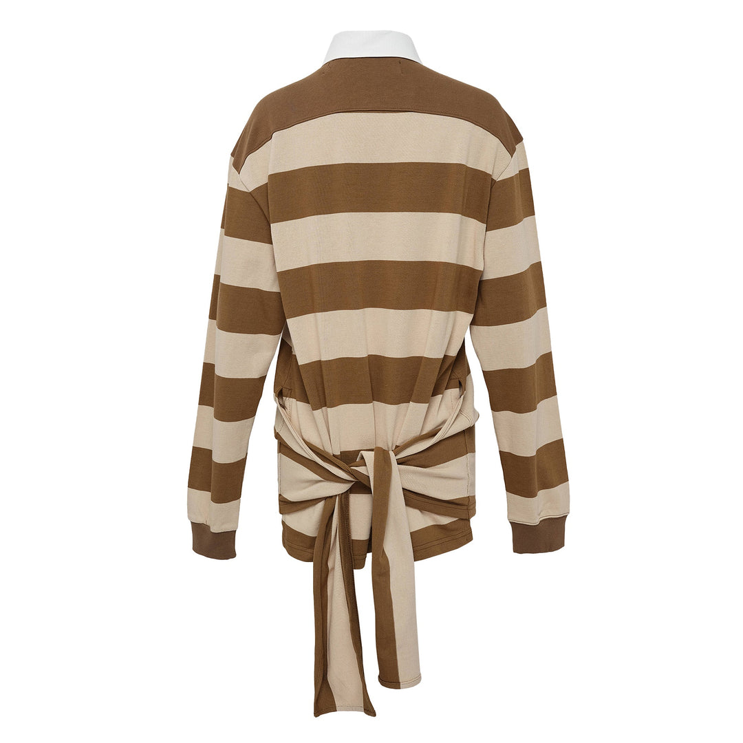 Stripe Trim Rugby Shirt
