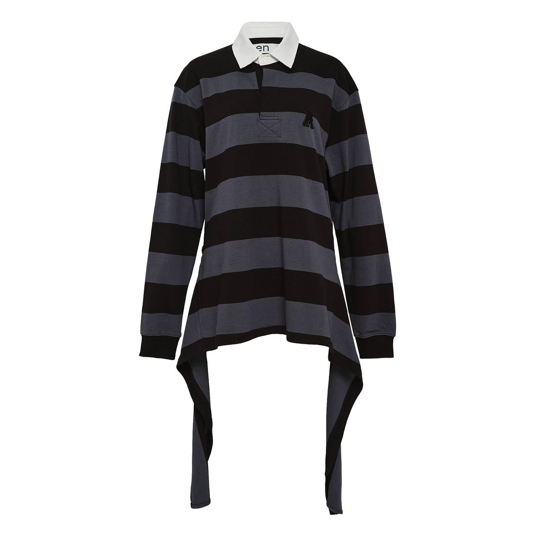 Stripe Trim Rugby Shirt