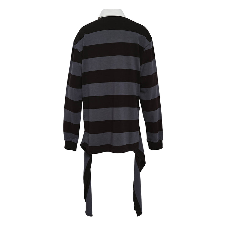 Stripe Trim Rugby Shirt
