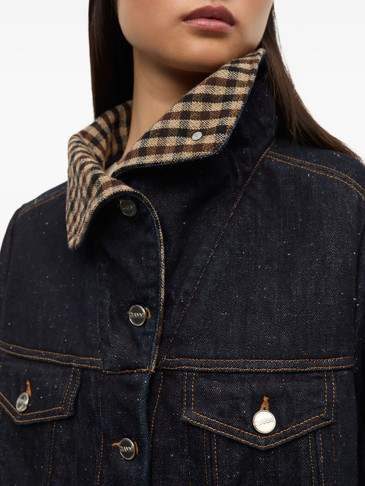 Neppy Denim Bonded Jacket