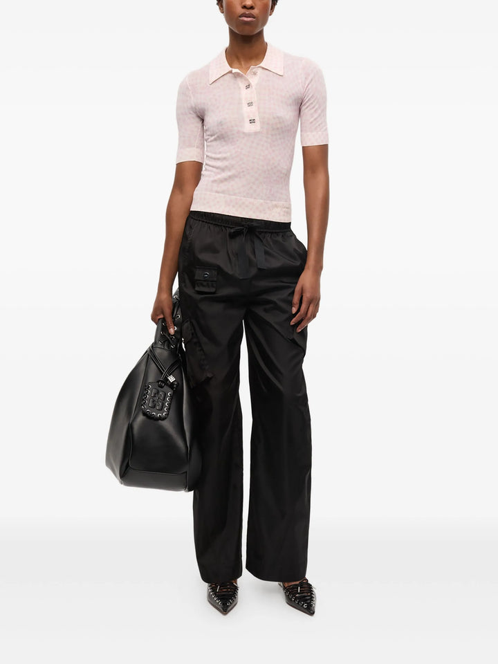 シアーコットンプリントポロ