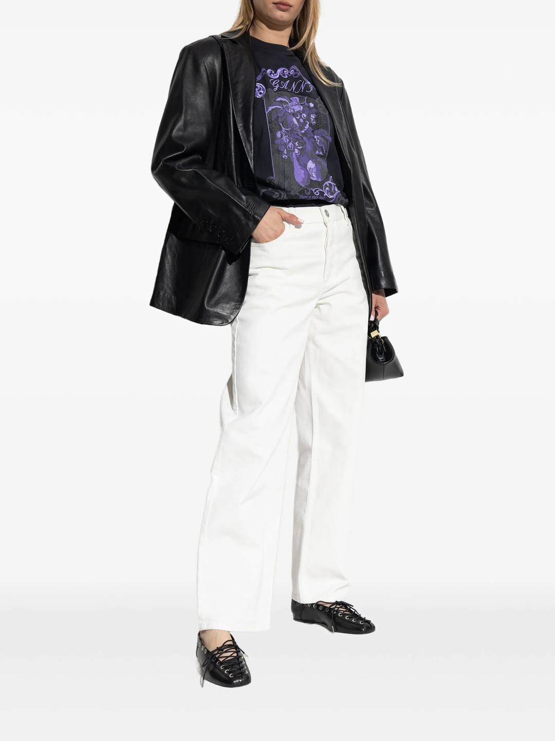 ベーシックコットンジャージーダマスクリラックスフィットTシャツ